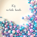 【再入荷】 穴無しマーブルカラーパール マーメイド