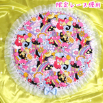 レトロチックアニマル💖リバーシブルカフェマット💖限定レース水色