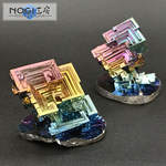 ビスマス結晶 No.000 キューブケース付き [鉱物標本]