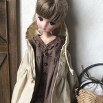 リカちゃん服＊ダボっとフードジャケット