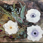 アネモネの花　【原画】　キャンバスにアクリル画