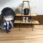 ミニチュア家具　ラダーシェルフ　オイルステイン ミニチュア 棚 男前 ハシゴ ラダー