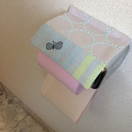 ミナペルホネン タンバリン生地使用⭐︎トイレットペーパーホルダーカバー ハンドメイド