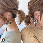 インスタ人気♪ボーダーアクセ♥️black×シルバー！！