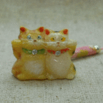 縁結び系招き猫　根付け