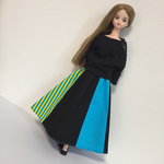 ジェニー・バービーサイズ 切替スカート