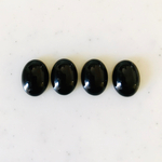 Black Oval Cabochons