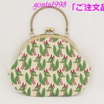 「inpara37様のご注文品」☆気持ち華やぐ☆がま口バッグ（大）（きつね♡）