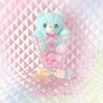 ⭐︎SALE⭐︎パフェくまちゃん♡  ブルー　ぬいぐるみ