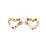 ERG-1382-G【2個入り】ハートイヤーカフ/Heart Earcuffs Earrings