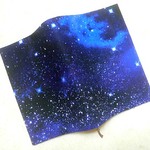 ブックカバー・文庫　*青い宇宙　天の川・13*