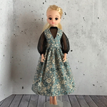 リカちゃんサイズ服＊カシュクールワンピースセット（ブルー系）