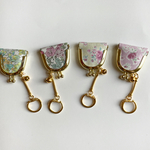 〈リバティ〉小さいがま口のキーホルダー