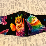 I 様オーダー　カラフルキャットコーンのベトナムマスク