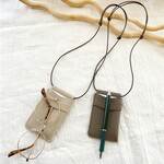IDカードホルダー シュリンク型押しレザー【Gratia】