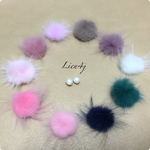 yu−lin様専用☆新色入荷しました☆ファー★ミンクファー☆パールキャッチ付★全11色