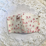 鹿とさくら☆こだわりの立体Wガーゼマスク marikoro