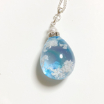 雲レジン☆虹の架け橋の空たまご②☆チェーン