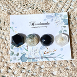 かすみ草のセットピアス/イヤリング