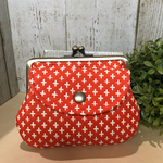 親子がま口財布ポケット付き