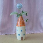お家みたいな一輪挿し 