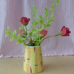 モダン模様のペン立てです＾＾