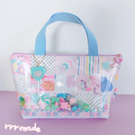[Lサイズ]シャカシャカ ♡ ファスナー付きトート