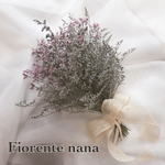 【ブーケ】ブルーファンタジアとピンクスターチスのナチュラルドライブーケ