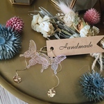 harimadeピアス【オーロラの蝶々】