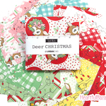 USAコットン moda charmpack 42枚セット Deer CHRISTMAS 生地 布 クリスマス
