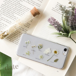  letter_pure - 植物標本 のような 押し花 スマホケース iPhone *。 date