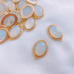 (2pcs)＊gold カボション＊