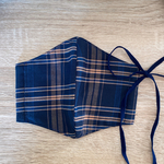tcブロード　チェック柄マスク