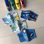 【2020子供秋冬マスク】4枚組  新幹線マスク  男の子向けセット  乗り物  車  電車