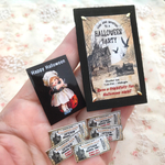 ハロウィーン特集＊パーティーのお知らせボード＆サインプレート＆チケットのセット　ホーンテッドハウス