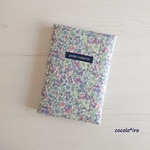 母子手帳ケース • お薬手帳ケース • 通帳 ケース　 * FORGET ME NOT - blue