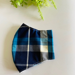 #接触冷感#選べる裏地【レディース・メンズサイズ☆立体マスク 】チェック柄