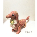 ivyjam ダックスのぬいぐるみ☆