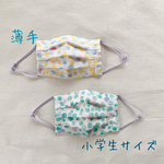 ☆息がしやすい・薄手☆耳が痛くなりにくい小学生用立体マスク 2枚セット女の子