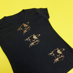 【送料無料】お試しプライス★ヤギさん黒Tシャツ