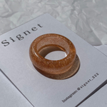 gold rame《clear ring》