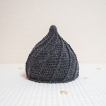 ソフトクリームみたいなどんぐり帽子【メリノウール】