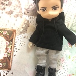 オビツ11  フード 黒色