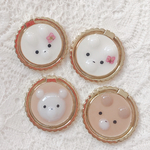 くま うさぎ バンカーリング ♡ ハンドメイド スマホリング