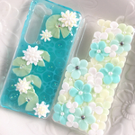 ame-c様オーダー品お花のスマホケース♡睡蓮