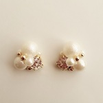 シンプル大人上品ピアス【pearl×bijou】