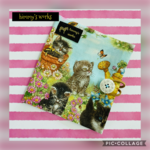 こだわりボタン☆USAコットンの携帯用ボックスティッシュケース☆ kittens’ garden 