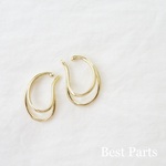 2pcs イヤーカフ  ゴールド