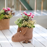 RABBITブーツポットの寄せ植えギャザリング