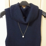 一粒cottonpearlネックレスロング